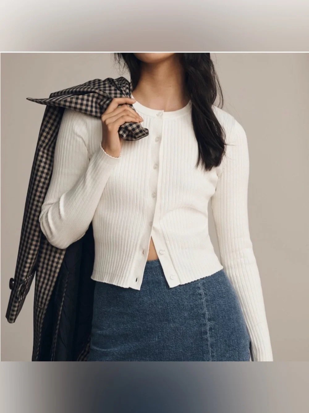 Reformation Joanne Cotton Cardigan - Picture 6 of 6